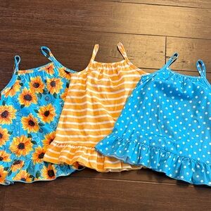Sunflower, Striped, and Polka Dot Kids Dresses